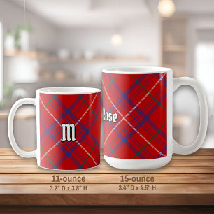 Caneca De Café Clan Rosa Tartan