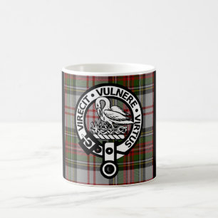 Caneca De Café Clan Stewart Crest & Tartan