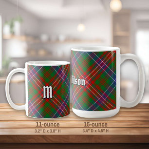 Caneca De Café Clan Wilson Modern Tartan