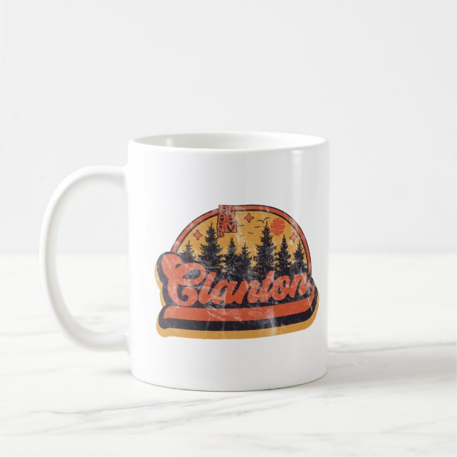 Caneca De Café Clanton, Alabama (Esquerda)