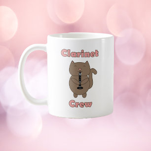 Caneca De Café Clarinet Crew