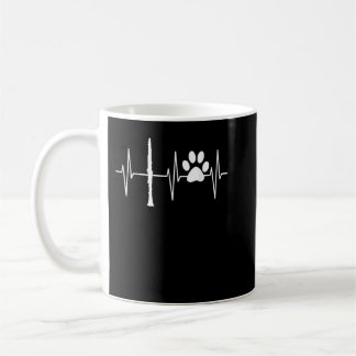 Caneca De Café Clarinet Funny Dog Lover Clarinetist Play
