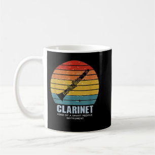 Caneca De Café Clarinet Tipo Um Instrumento Smart Pessoas Retroat