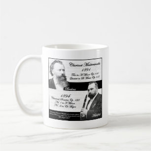 Caneca De Café Clarinetista Mühlfeld inspirou os Brahms