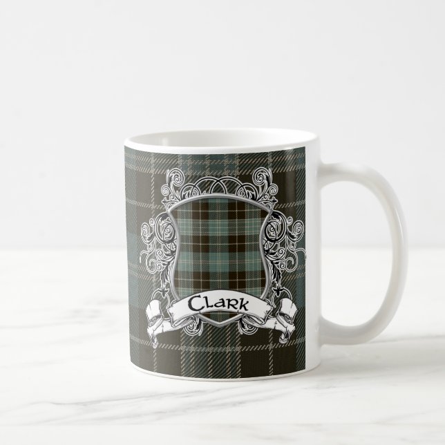 Caneca De Café Clark Tartan Shield (Direita)