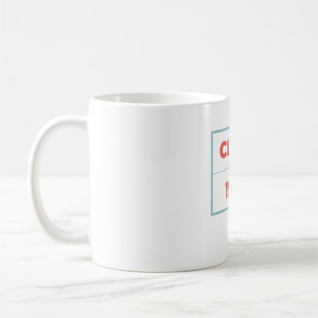 Caneca De Café Classe de 1985 (Esquerda)