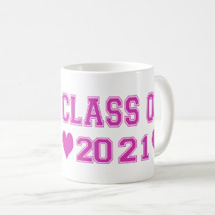 Caneca De Café Classe De 2021 Cups