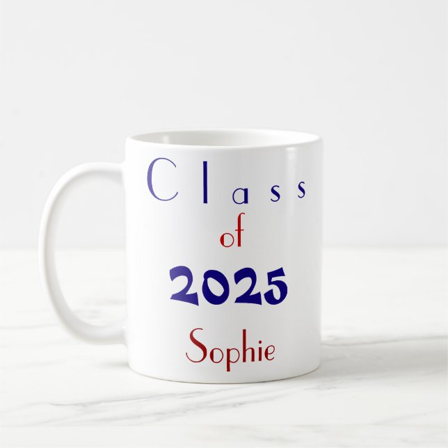 Caneca De Café Classe de 2025 (Esquerda)