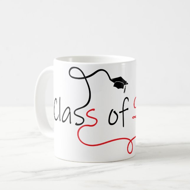 Caneca De Café Classe de 2025 (Frente Esquerda)