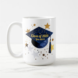 Caneca De Café Classe de 2025 - Você Graduou Mug Clássico