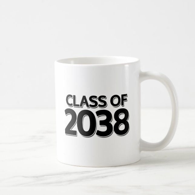 Caneca De Café Classe de 2038 (Direita)