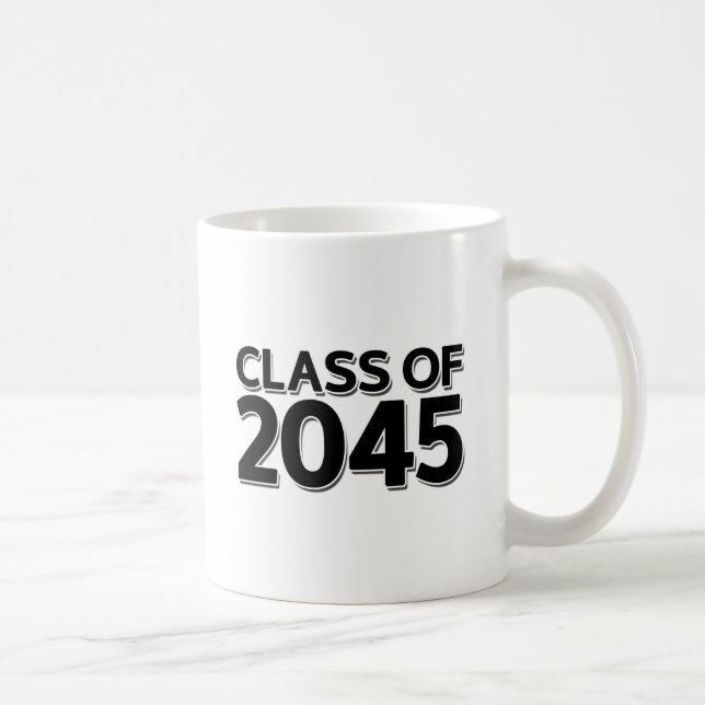 Caneca De Café Classe de 2045 (Direita)