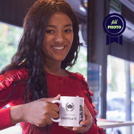 Caneca De Café Classe de Boné do Formando Moderno de Graduação 20