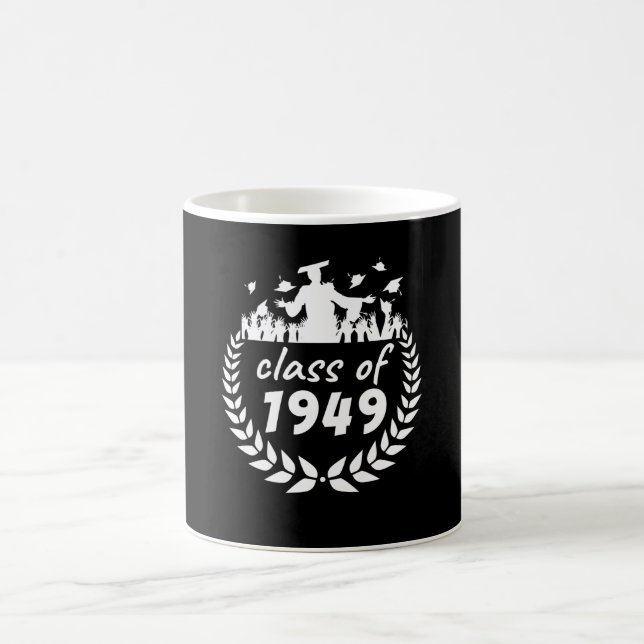 Caneca De Café classe de design de graduação ou reunião de 1949 p (Centro)