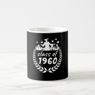 Caneca De Café classe de design de graduação ou reunião de 1960 p