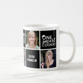Caneca De Café Classe de Formando da Colagem de Fotos 2024