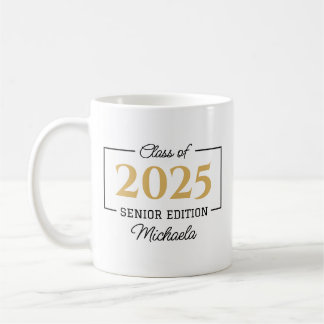 Caneca De Café Classe de graduação do nome do Mais velho Edition 