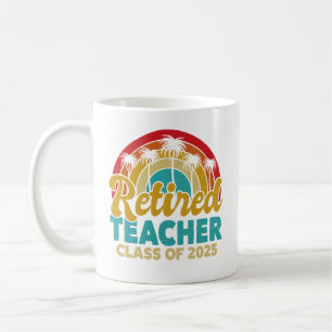 Caneca De Café Classe De Professores Reformados De 2025