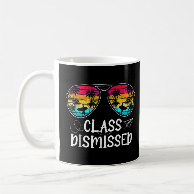 Caneca De Café Classe Despedida Óculos De Sol De Verão No Último  (Esquerda)