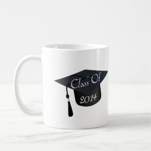 Caneca De Café Classe do boné de formatura 2014