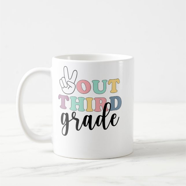 Caneca De Café Classe T-Shirt Do Terceiro Grau De Paz De 2022 (Esquerda)