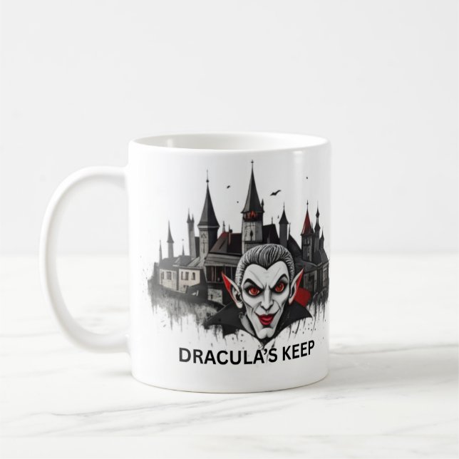Caneca De Café Classic Dracula Vampire Mug (Esquerda)
