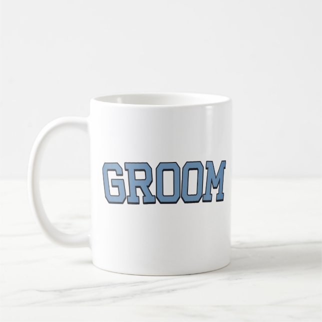 Caneca De Café Classic Mug Groom Wedding Bachelor Party Gift (Esquerda)