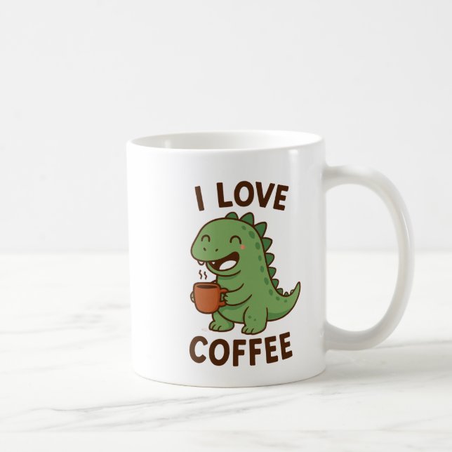 Caneca De Café Classic Mug I Love Coffee  (Direita)