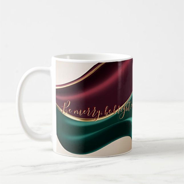 Caneca De Café Classic mug in stylish abstract graphic (Esquerda)
