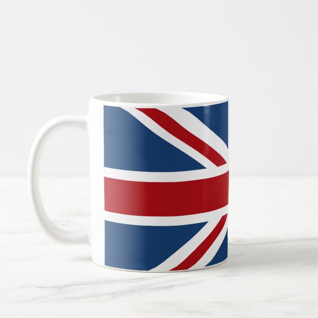 Caneca De Café Classic Union Jack UK Flag (Esquerda)