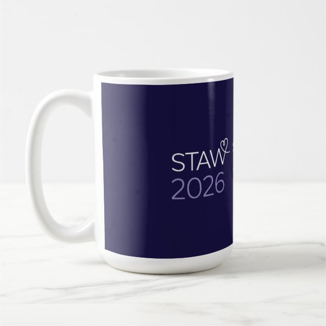 Caneca de café clássica AAST 2026 STAW (Esquerda)