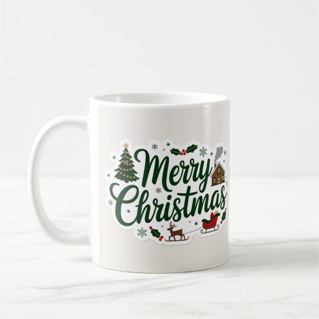 Caneca De Café Clássica Cama Cerâmica - Café e chá Lover (Esquerda)