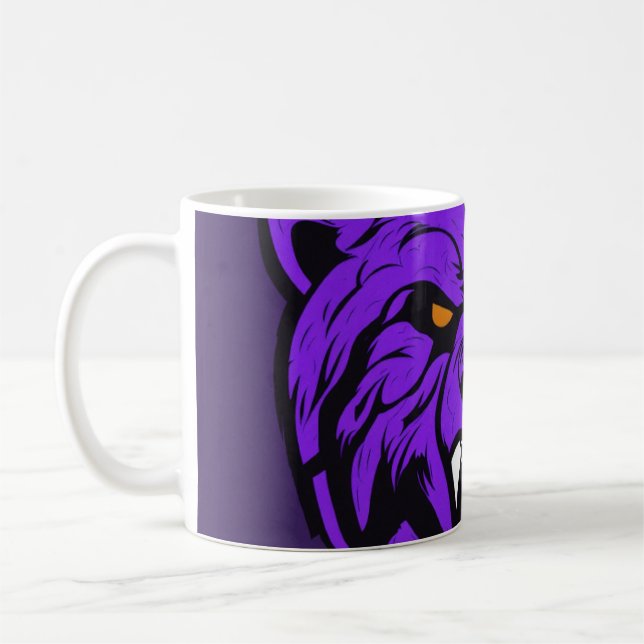 caneca de café clássica com design de tigre (Esquerda)