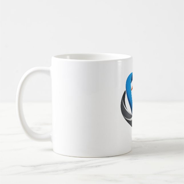 Caneca de Café Clássica com Logotipo de Redemoinho (Esquerda)