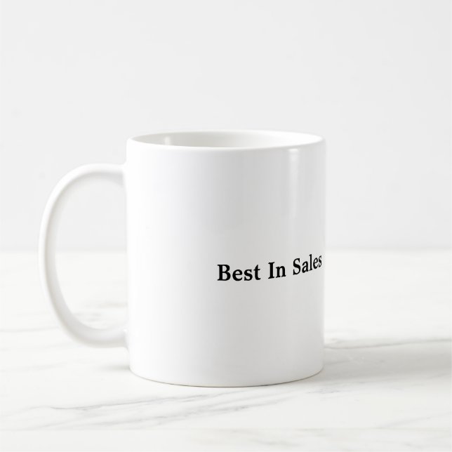 Caneca de café clássica com o "melhor nas vendas " (Esquerda)