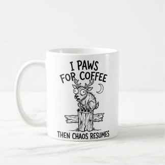 Caneca de Café Clássica com Veado Caprichoso