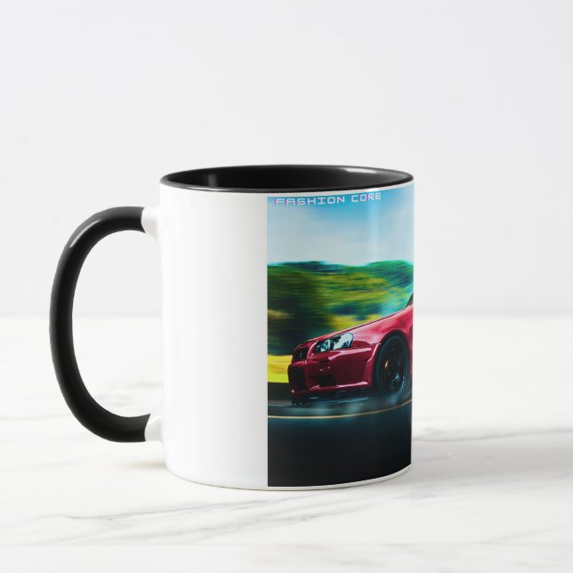 caneca de café clássica do carro esportivo 2000 (Esquerda)