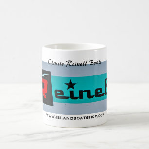Caneca de café clássica dos barcos de Reinell