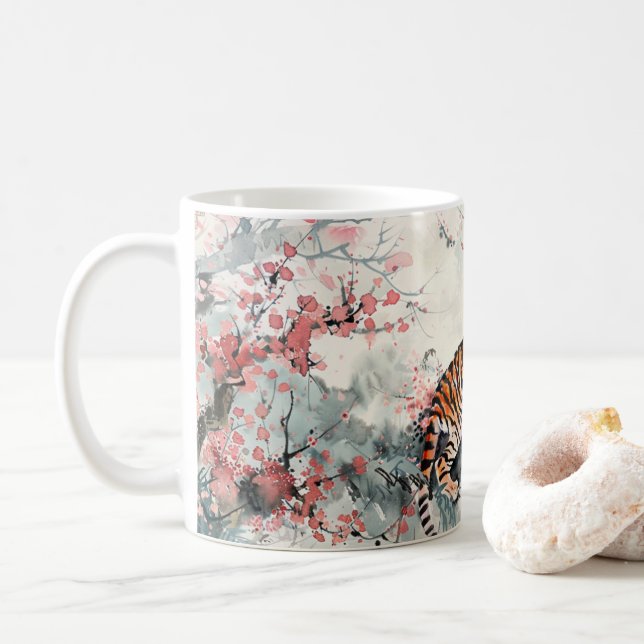Caneca De Café Clássica Mug, 11 oz (Com Donut)