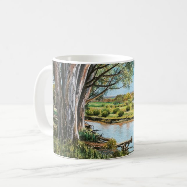 Caneca De Café Clássica Mug - "Pesquisando uma Planta Sunlit" (Frente Esquerda)