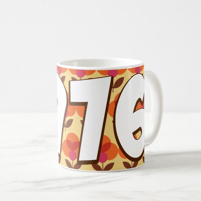 Caneca De Café Clássico 1976 (Frente Esquerda)