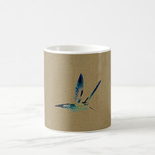 Caneca De Café Clássico-branco Mug Blue Hummingbird King