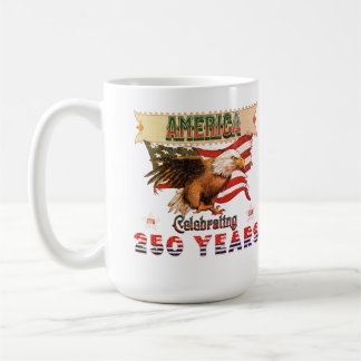 Caneca De Café Clássico Café Mug Celebrando os 250 Anos da Améric