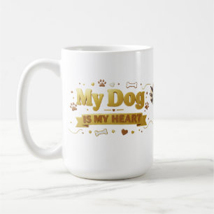 Caneca De Café Clássico Cão Cachorro de 15 Oz