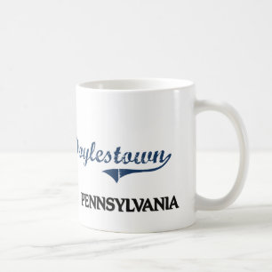 Caneca De Café Clássico da cidade de Doylestown Pensilvânia