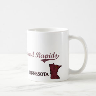 Caneca De Café Clássico da cidade de Grand Rapids Minnesota