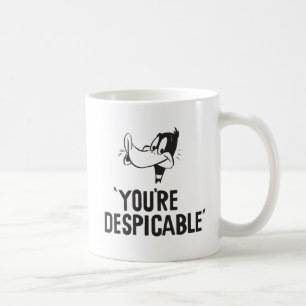 Caneca De Café Clássico DAFFY DUCK™ "Você é Desprezível"