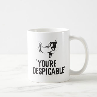 Caneca De Café Clássico DAFFY DUCK™ "Você é Desprezível"