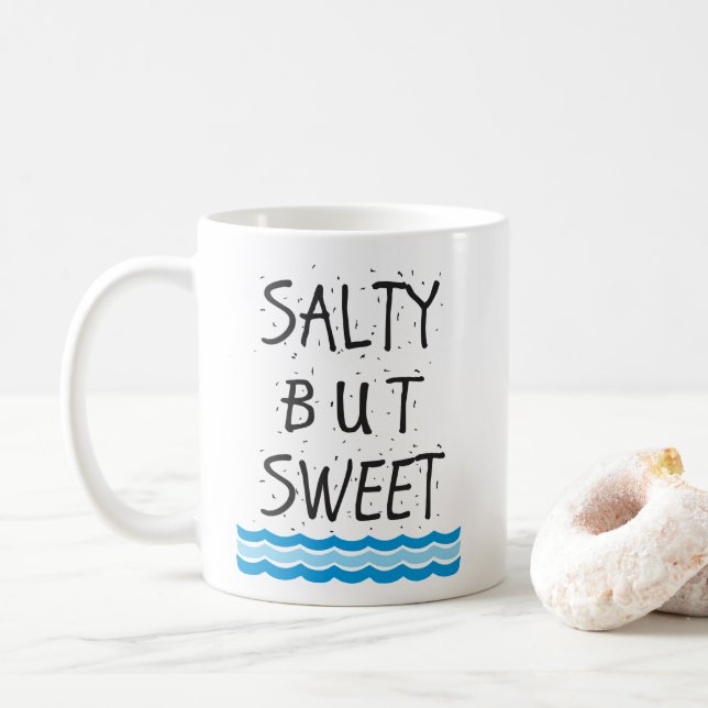 Caneca De Café Clássico de 11 oz branco (Com Donut)