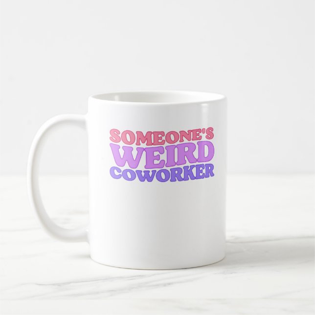 Caneca De Café Clássico de Colaborador Estranho de Alguém (Esquerda)
